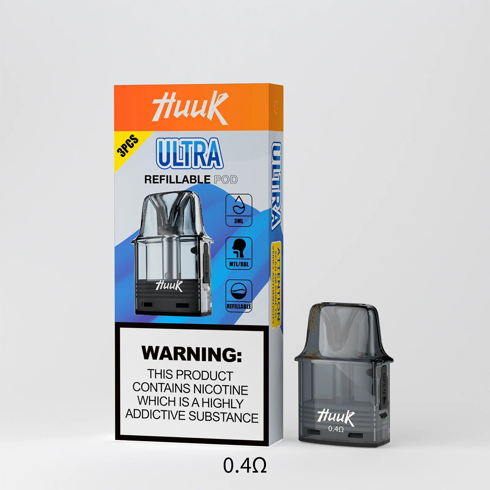 MEHA HUUK 旗艦註油主機 1350mAh 超大電量撐整天 27W 強勁瓦數輸出 通用各式鹽油 爆發力與細膩口感並存 台灣現貨:圖片 7